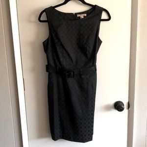Banana Republic Factory belted black sheath